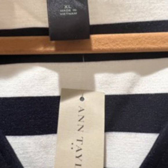 SALE: Stripped Spring dress, XL - Picture 6 of 7